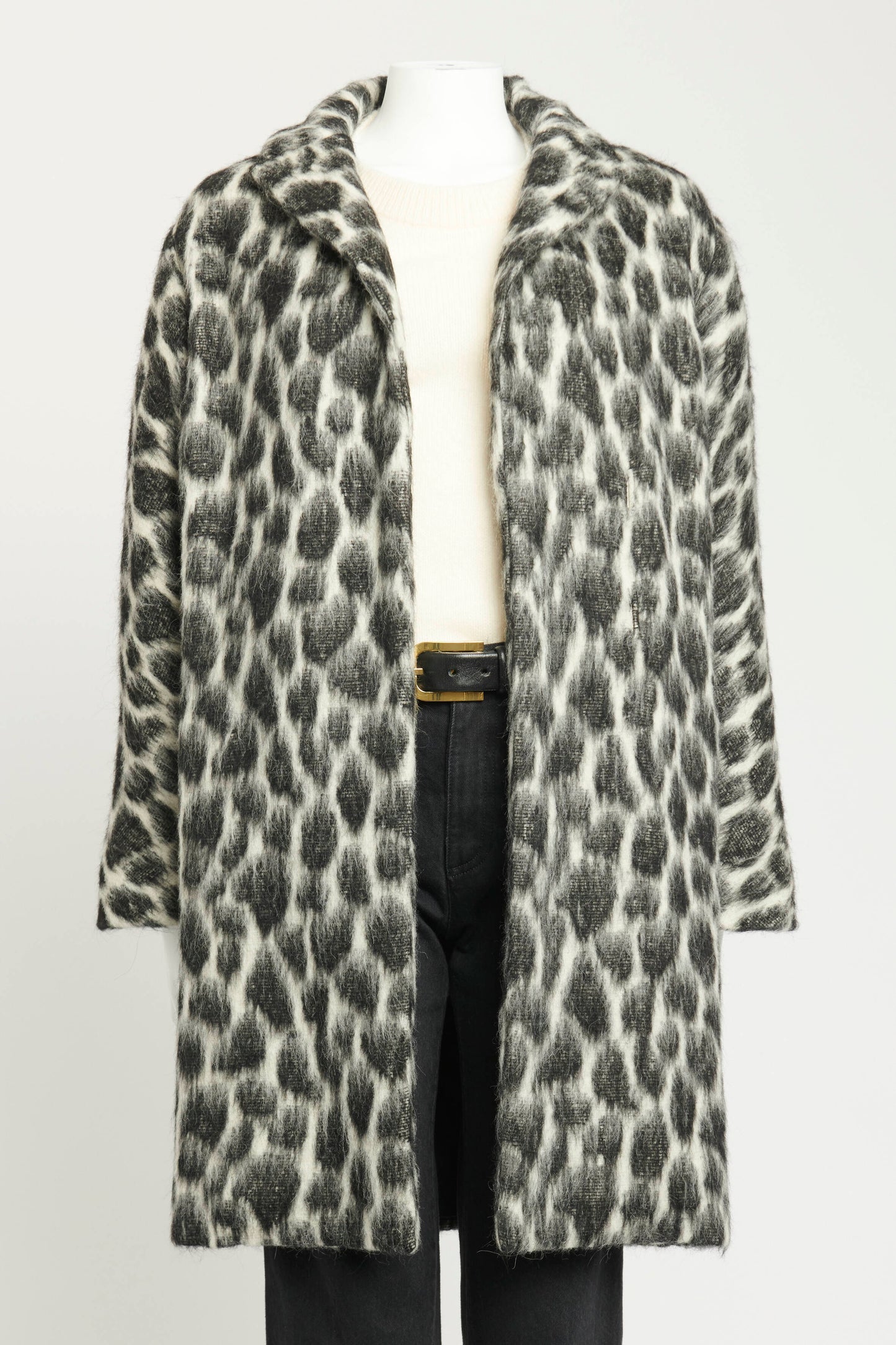 2014 Monochrome Cotton & Alpaca Preowned Oversized Coat