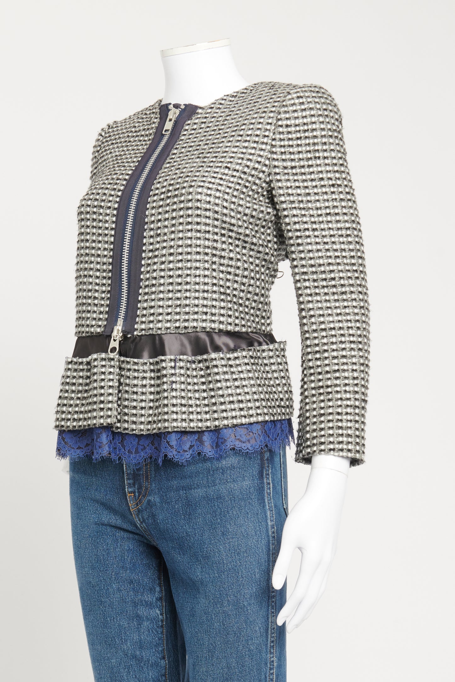 Blue Multi Tweed Preowned Jacket