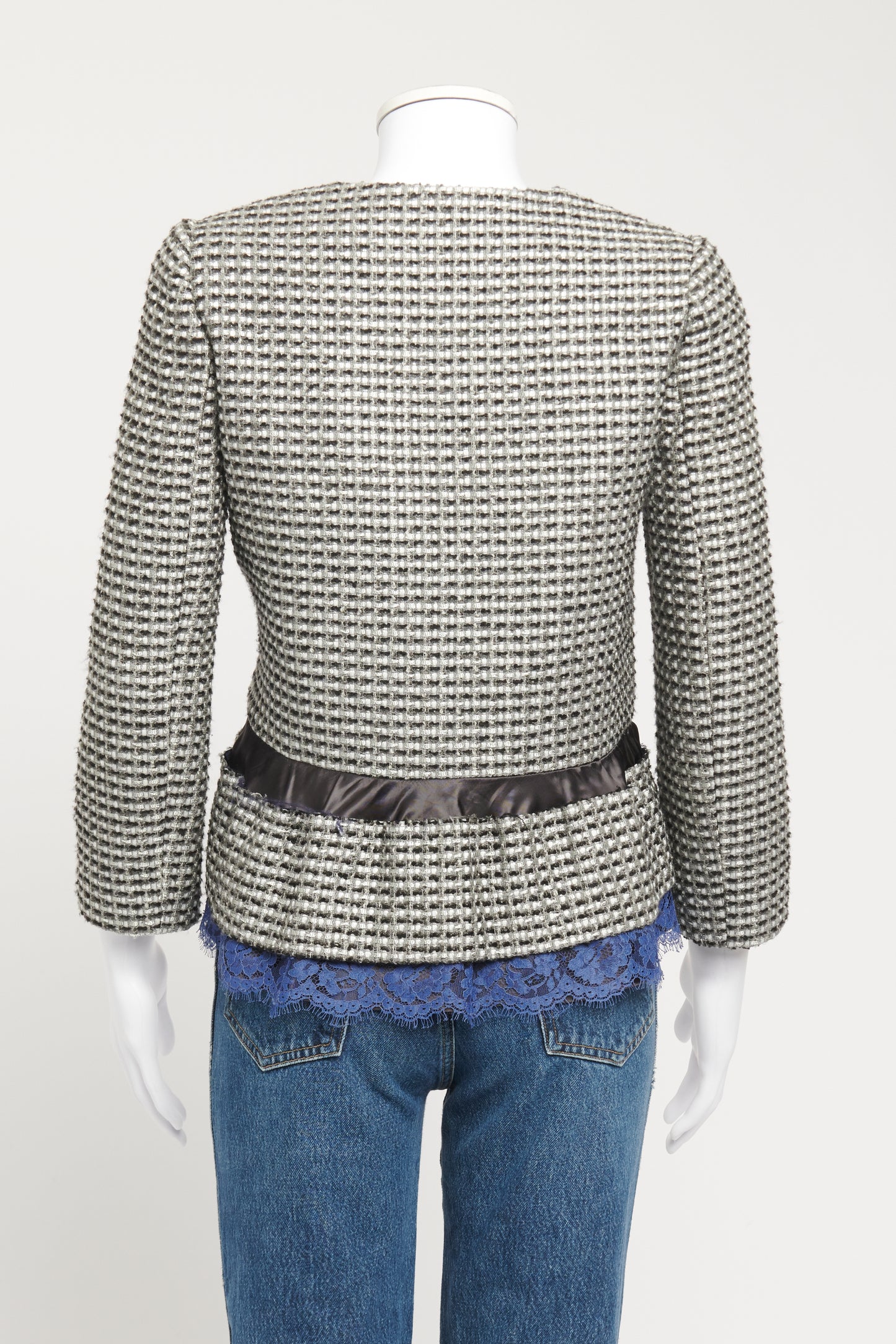 Blue Multi Tweed Preowned Jacket