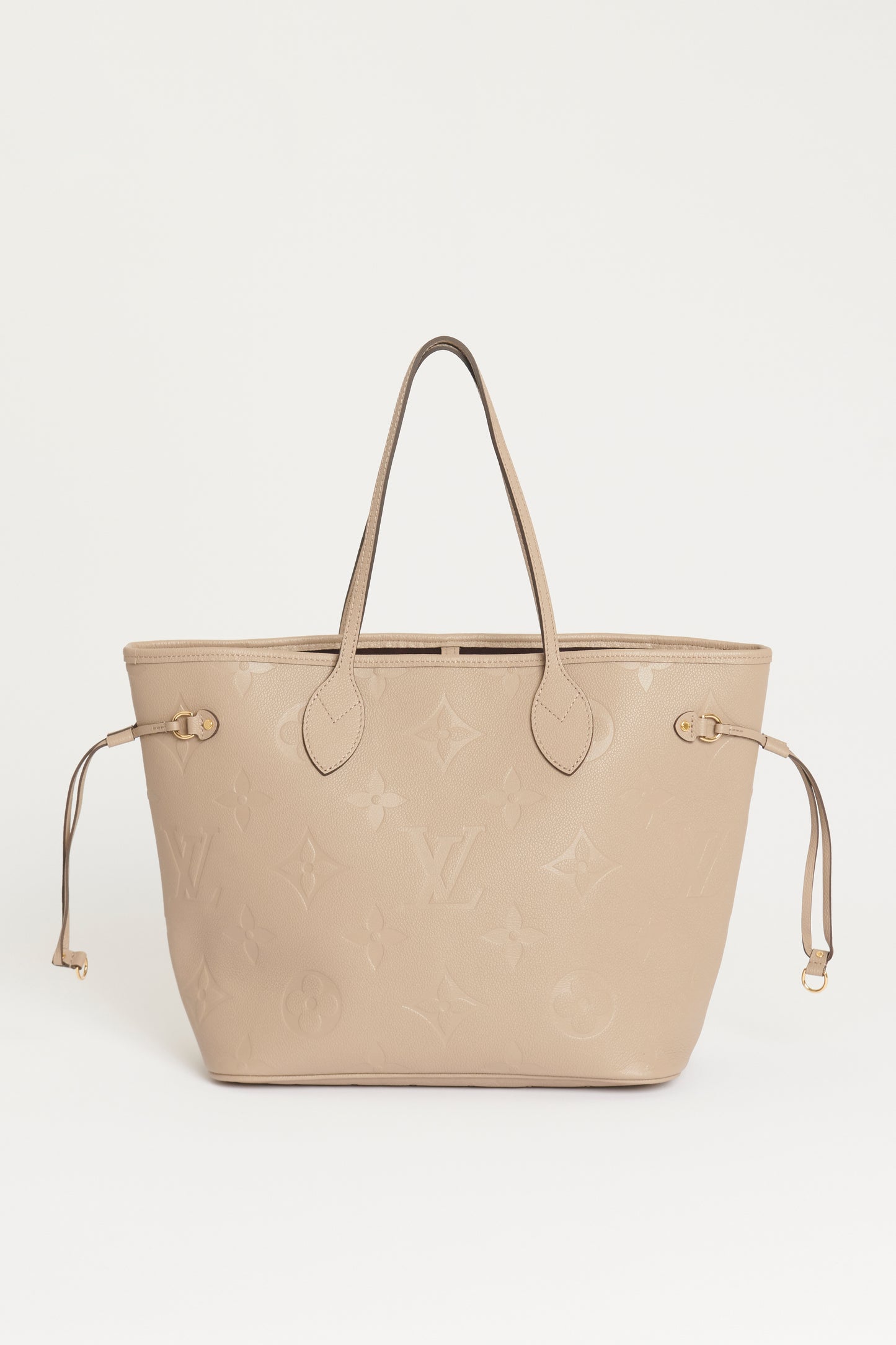 Etoupe Preowned Neverfull MM In Monogram Empreinte