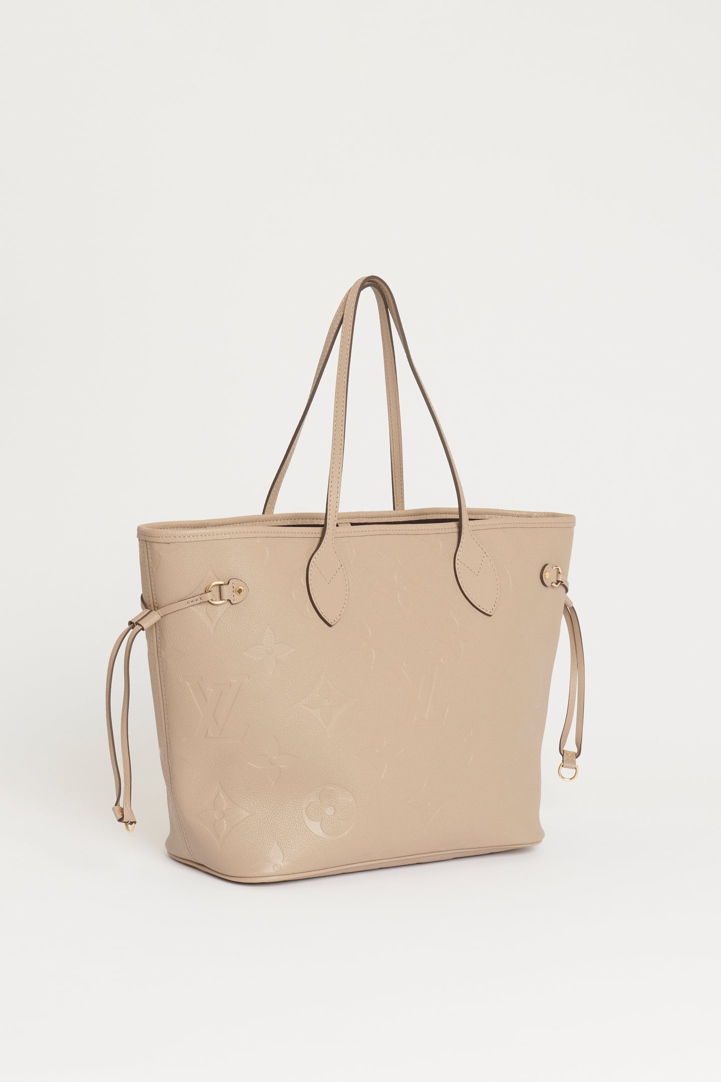 Etoupe Preowned Neverfull MM In Monogram Empreinte
