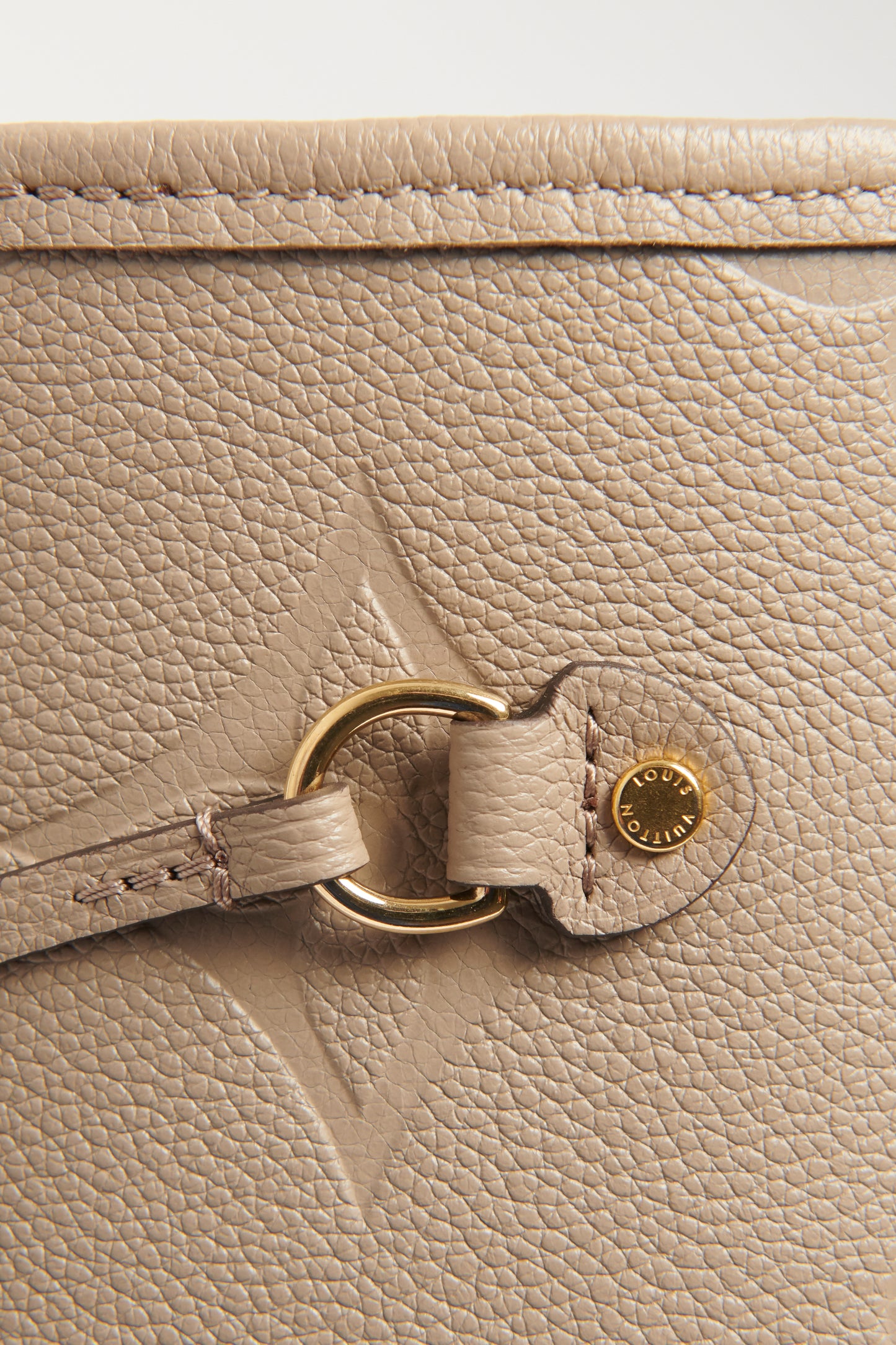 Etoupe Preowned Neverfull MM In Monogram Empreinte