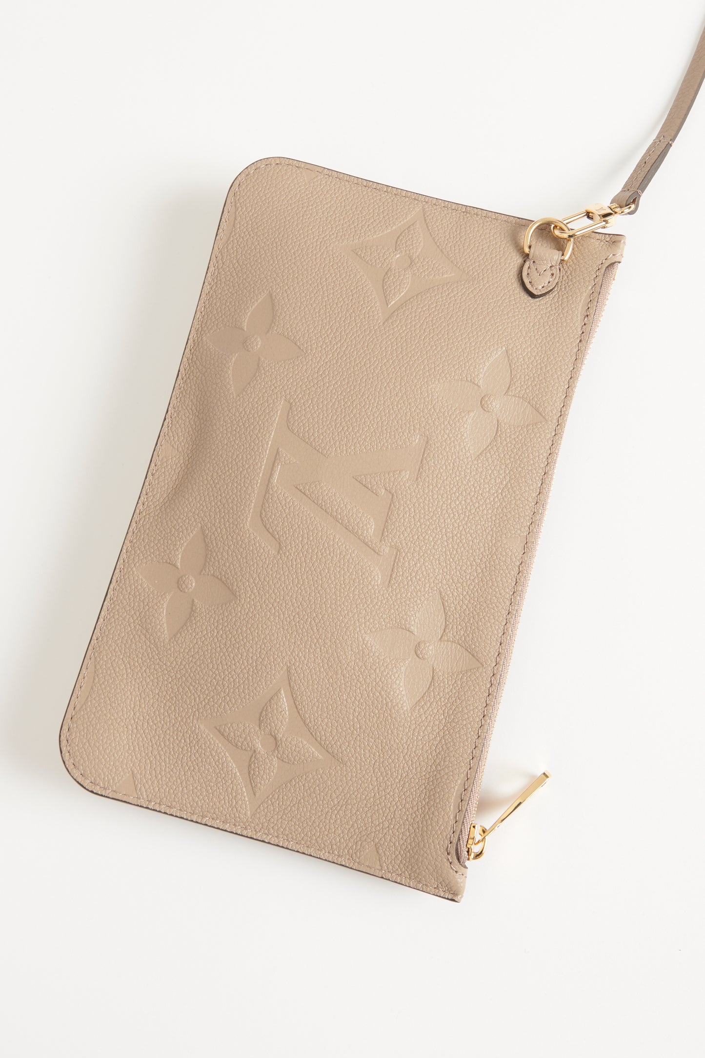 Etoupe Preowned Neverfull MM In Monogram Empreinte