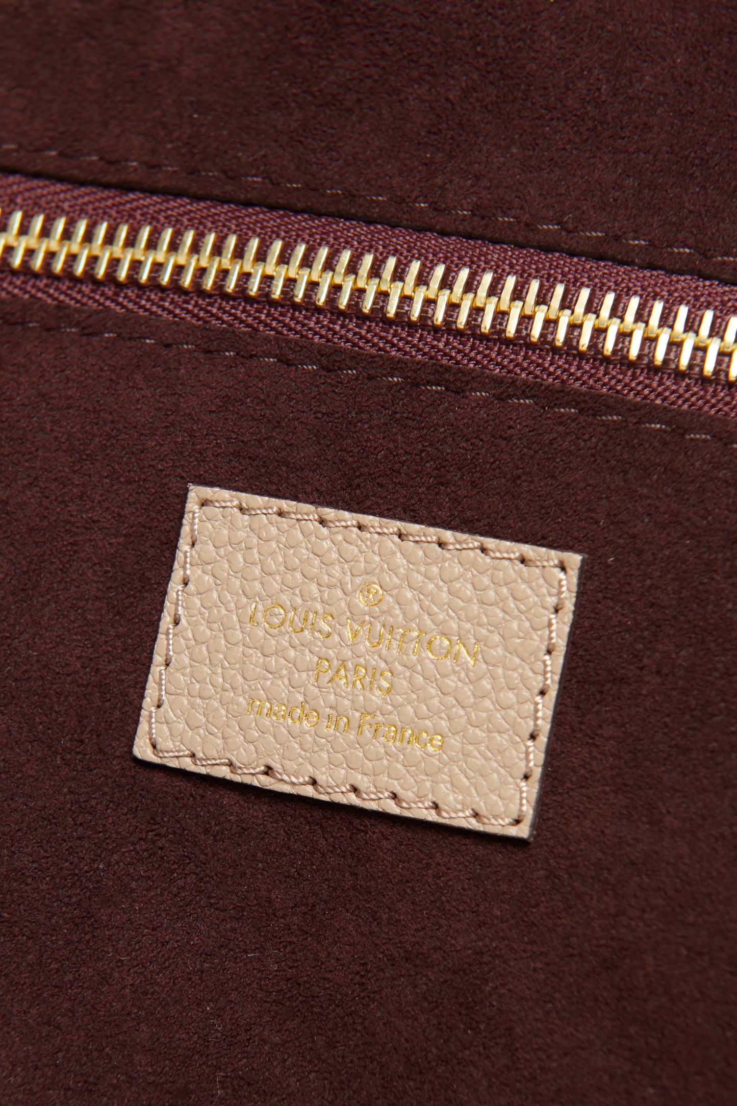 Etoupe Preowned Neverfull MM In Monogram Empreinte