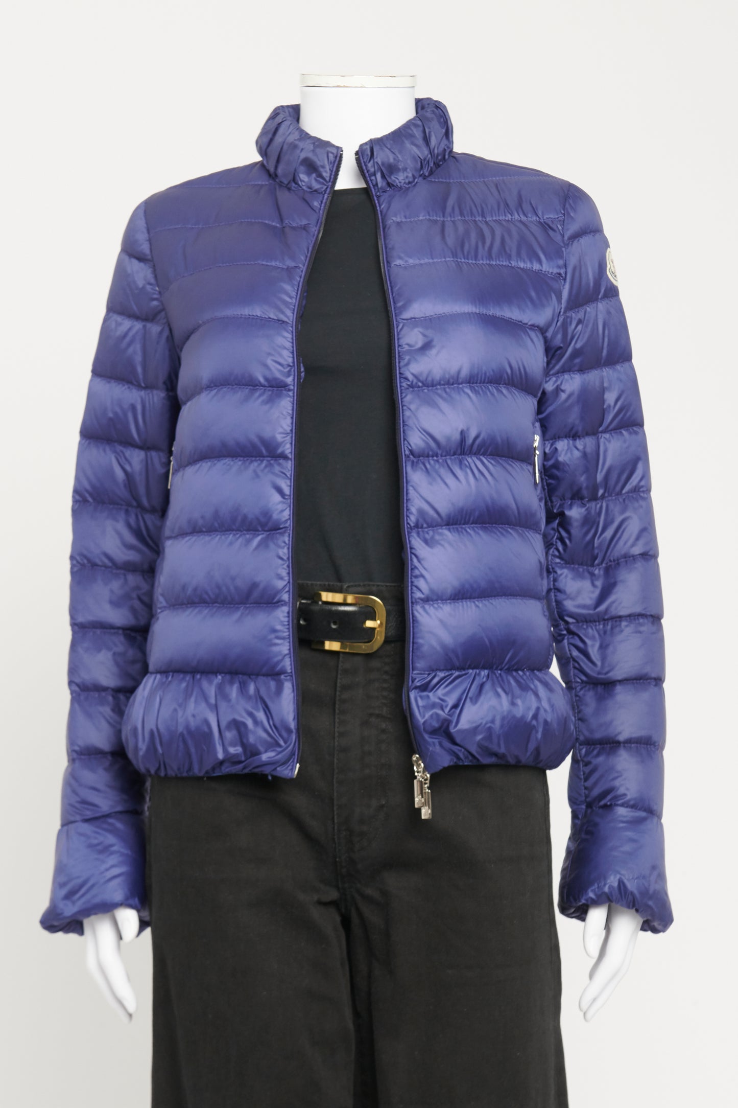 Purple/Blu Preowned Jarre Puffer Jacket