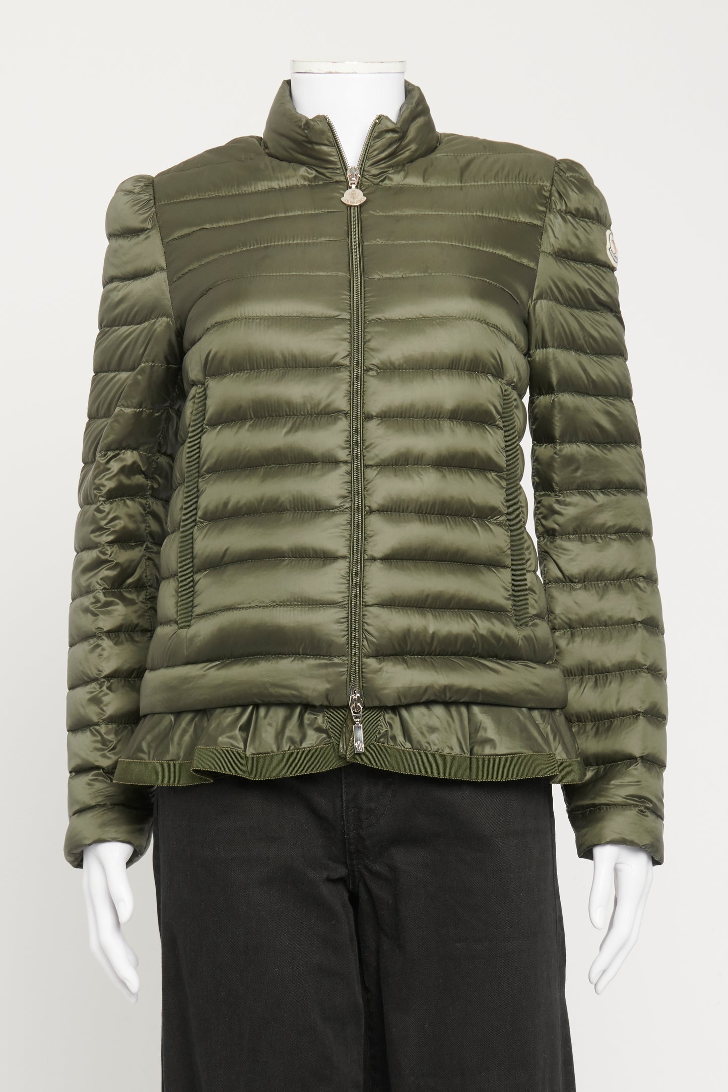 Green Aminta Preowned Down Jacket