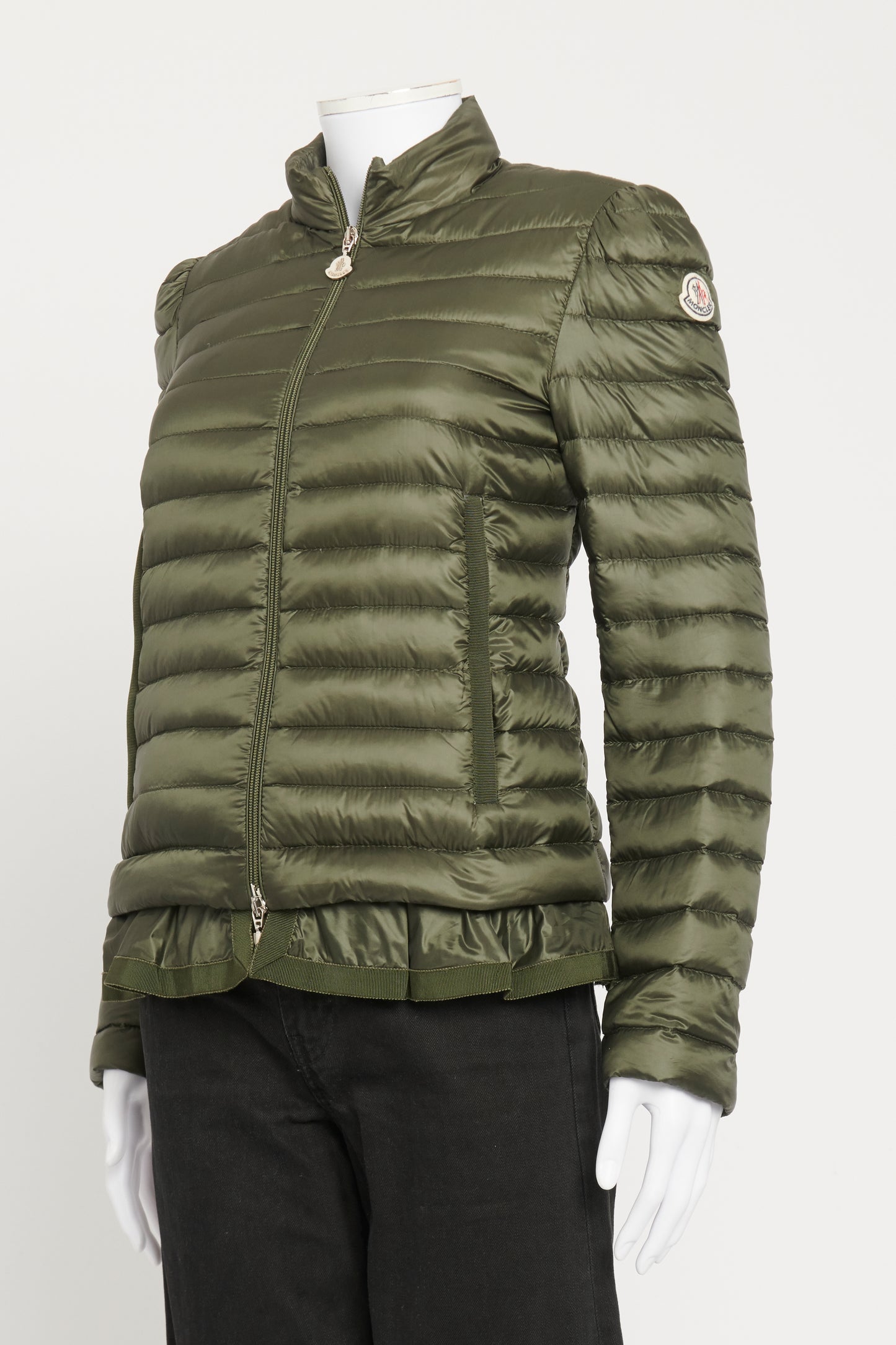 Green Aminta Preowned Down Jacket
