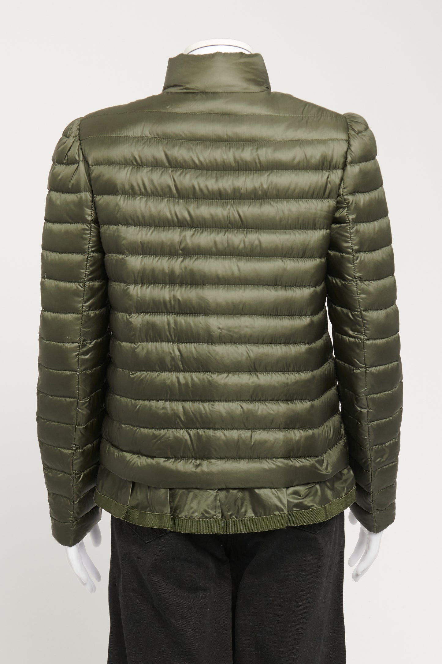 Green Aminta Preowned Down Jacket