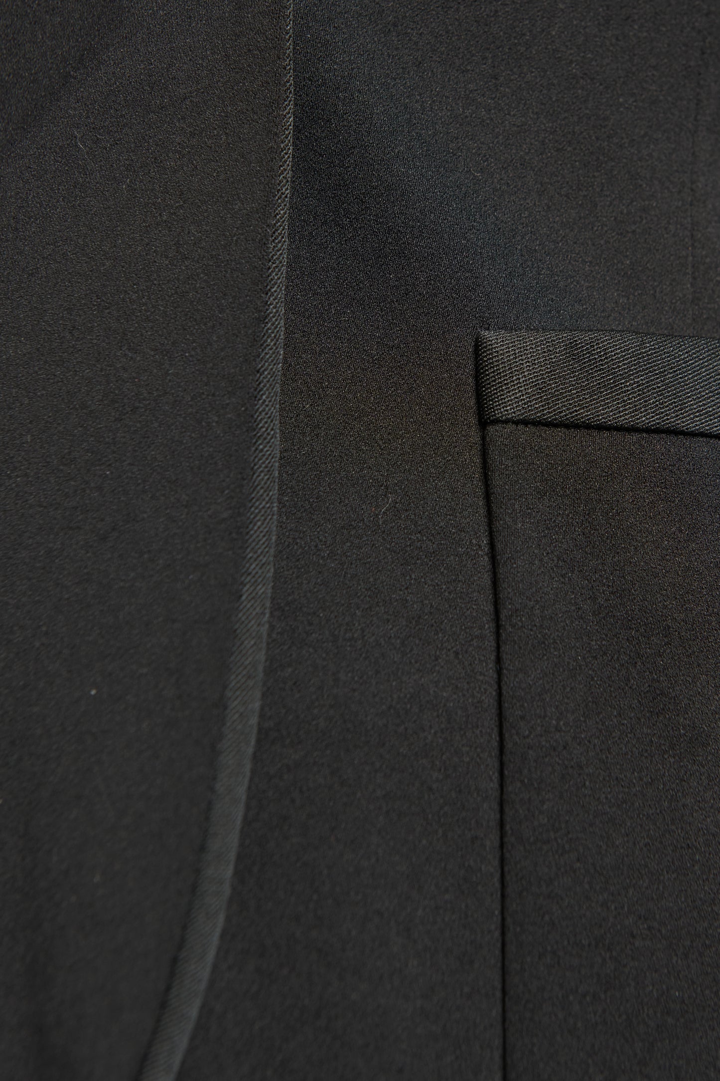 2010 Black Preowned Blazer With Concealed Buttons