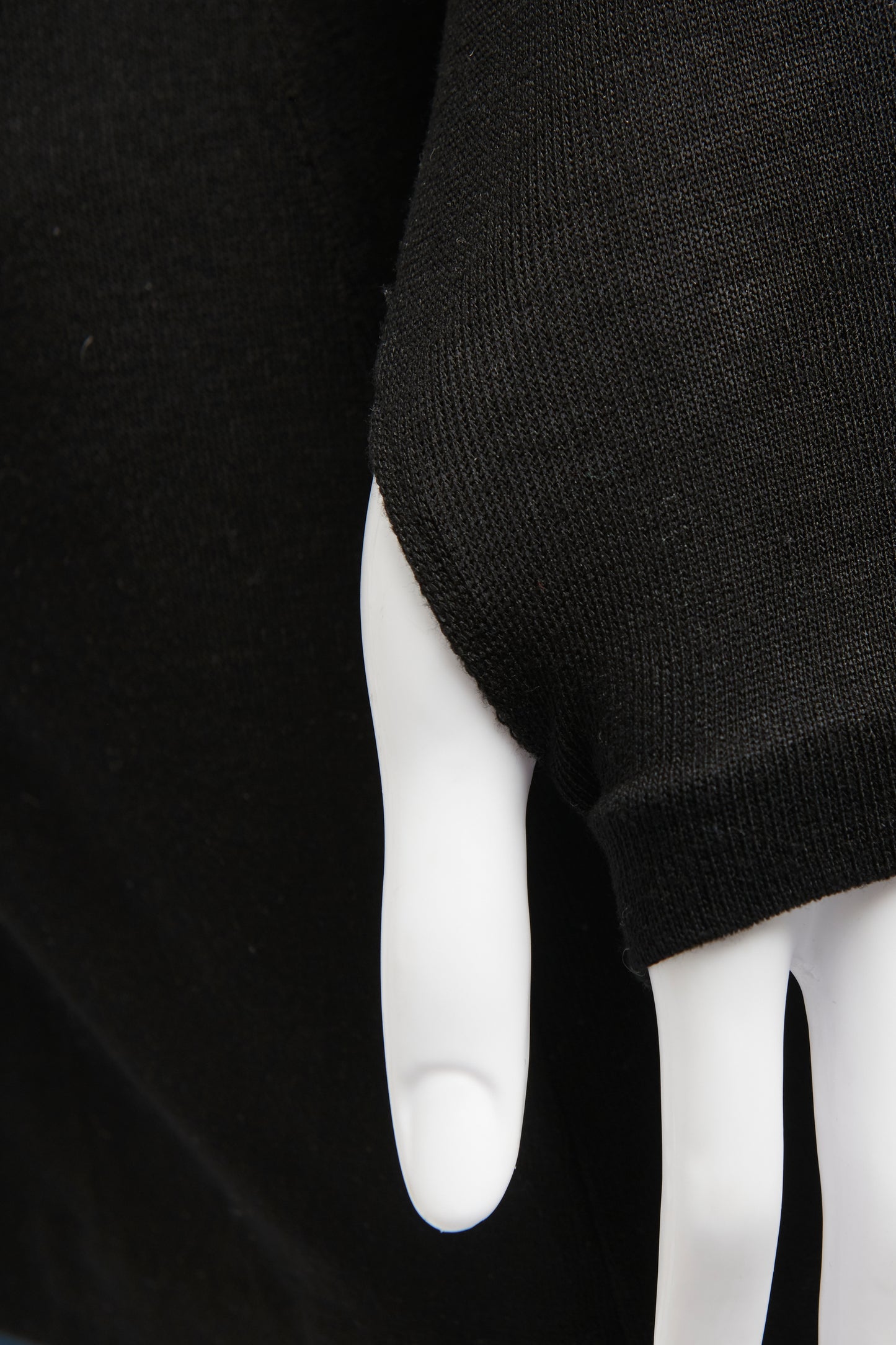Black Preowned Long Sleeves Top