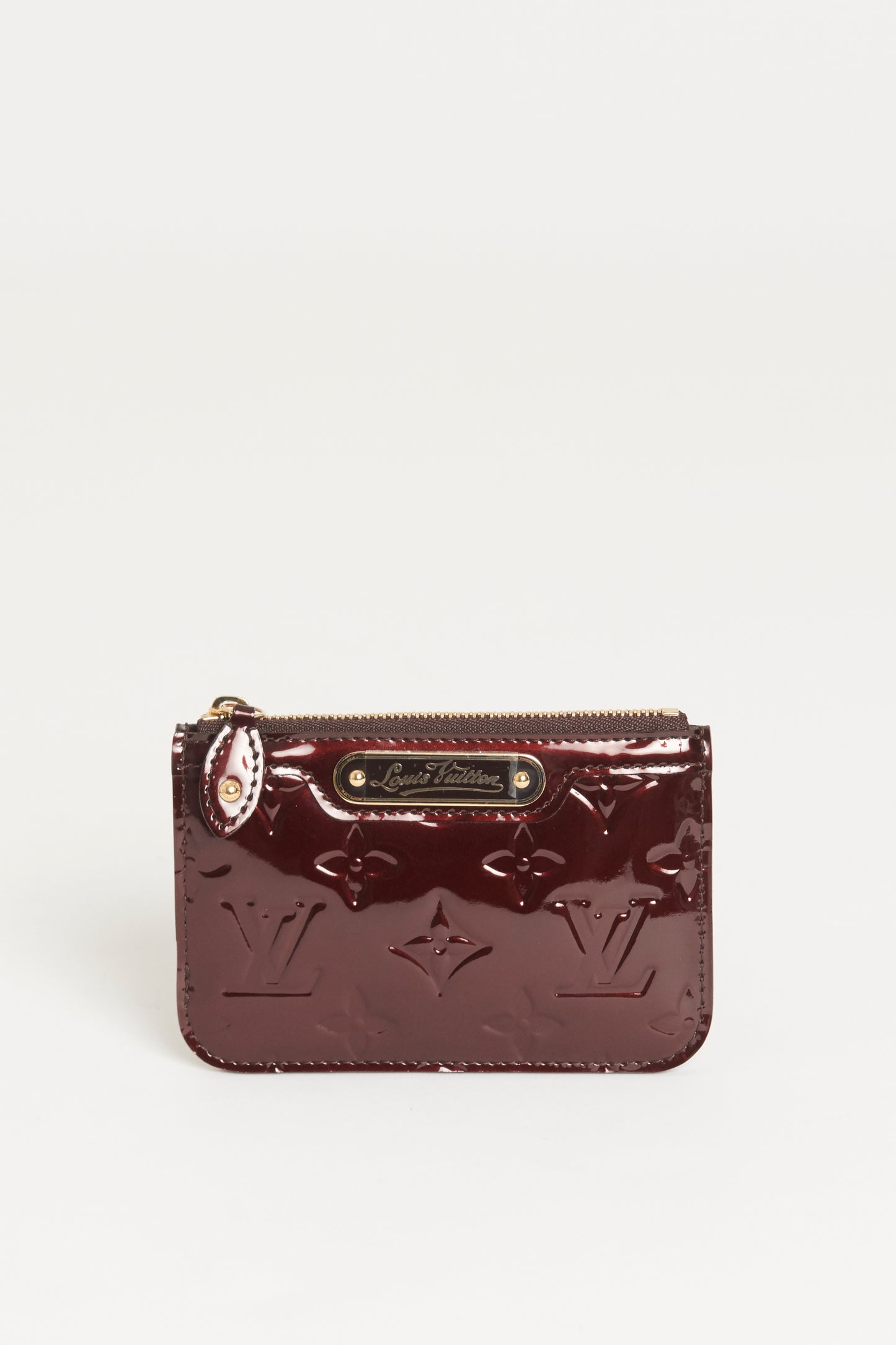 2009 Burgundy Patent Preowned Key Pouch
