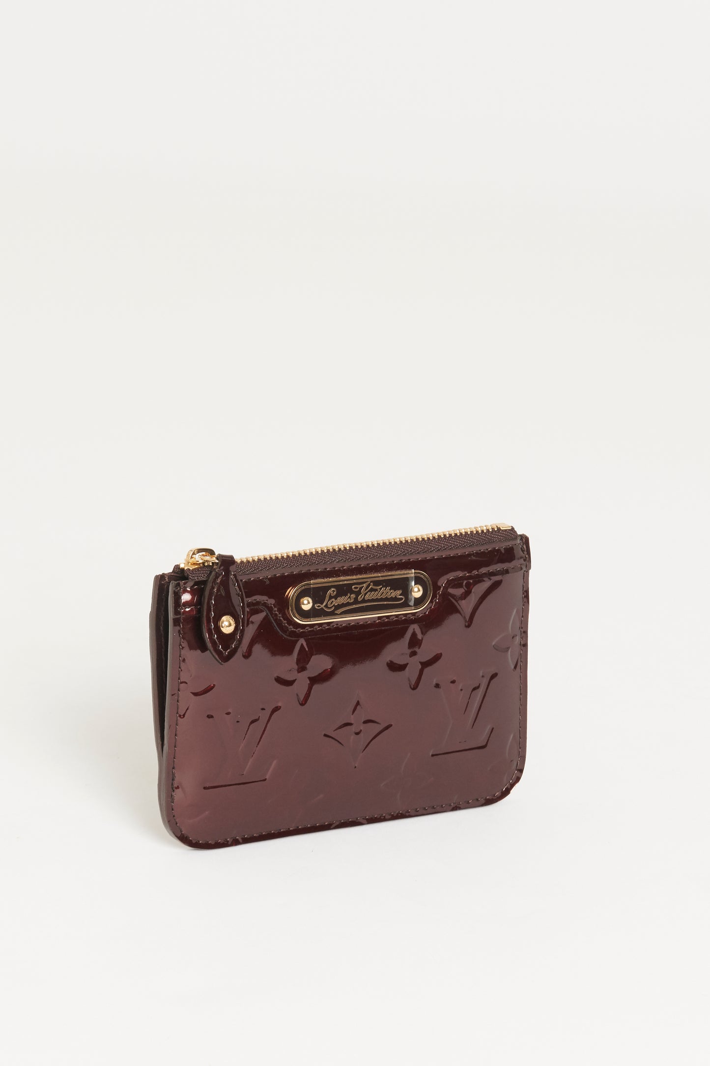 2009 Burgundy Patent Preowned Key Pouch