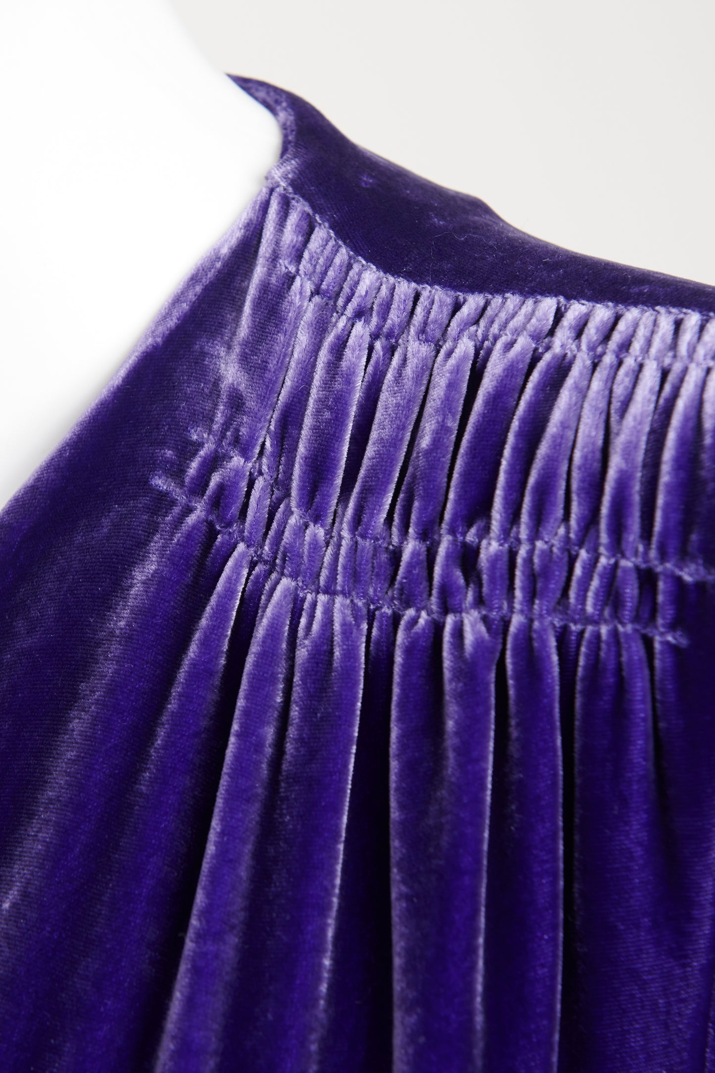 Violet Velvet Wrap Front Preowned Dress