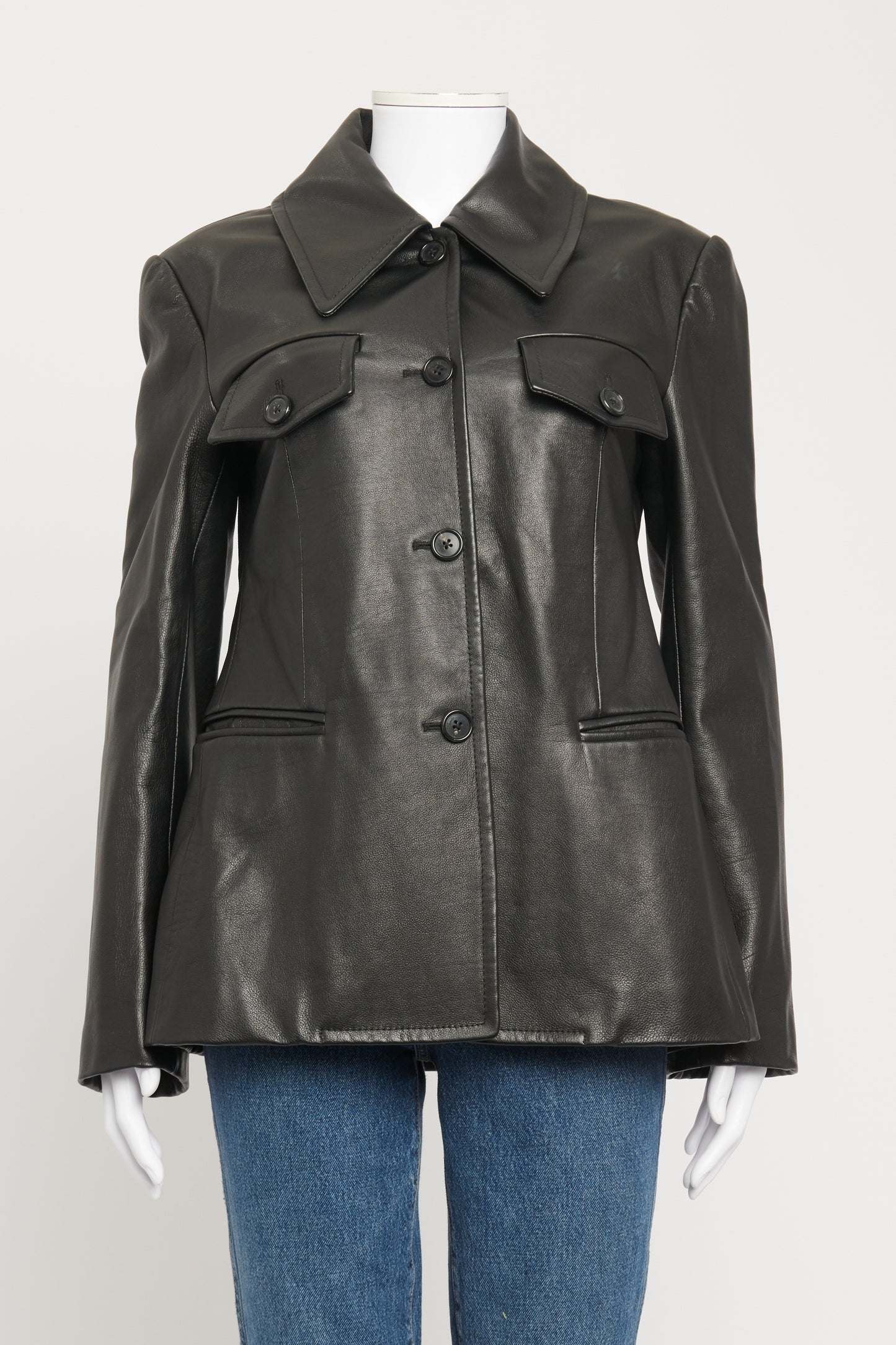 Black Leather The Turley Preowned Jacket