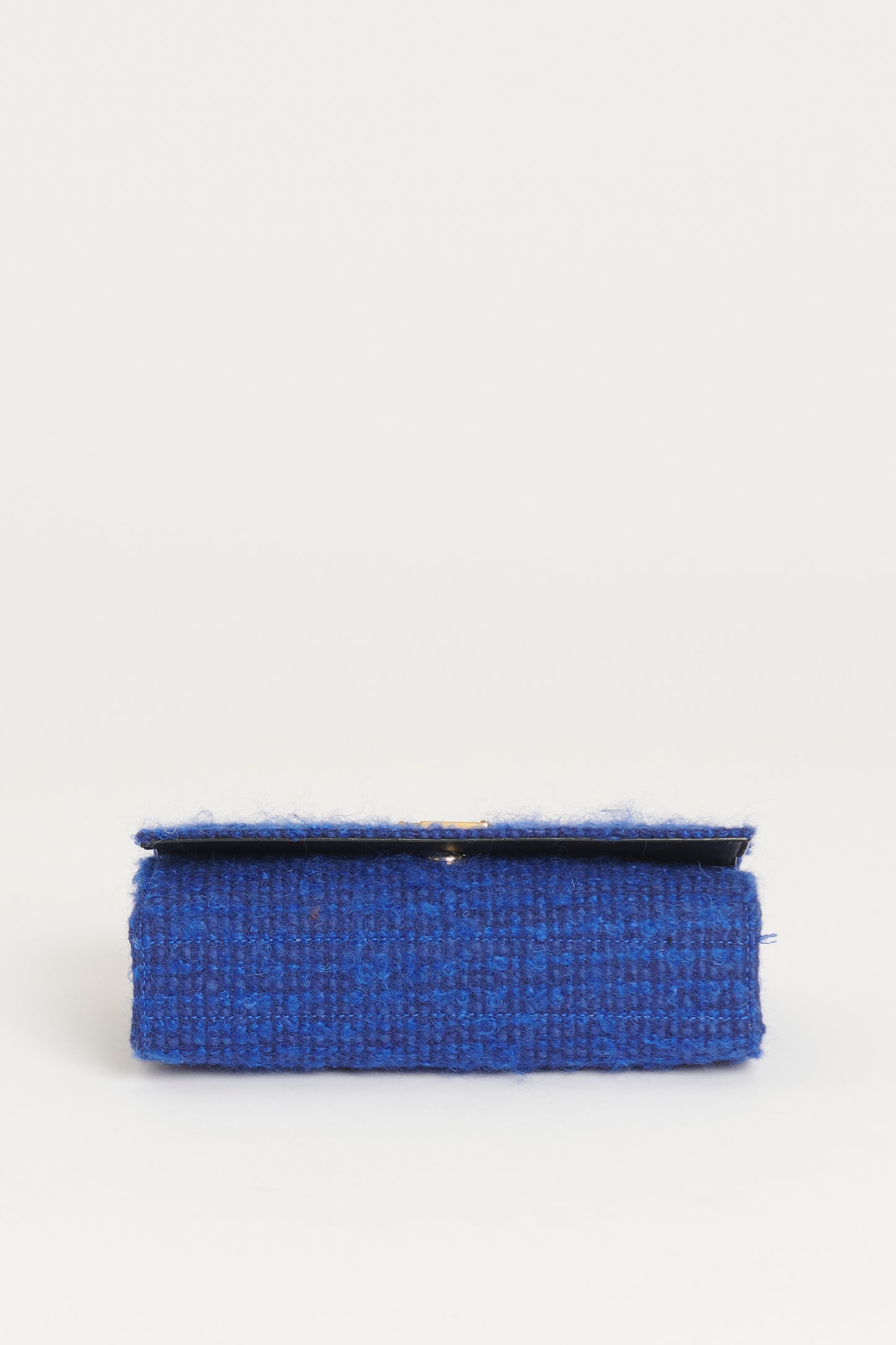 2021 Indigo Blue Tweed Preowned Kate Crossbody Bag