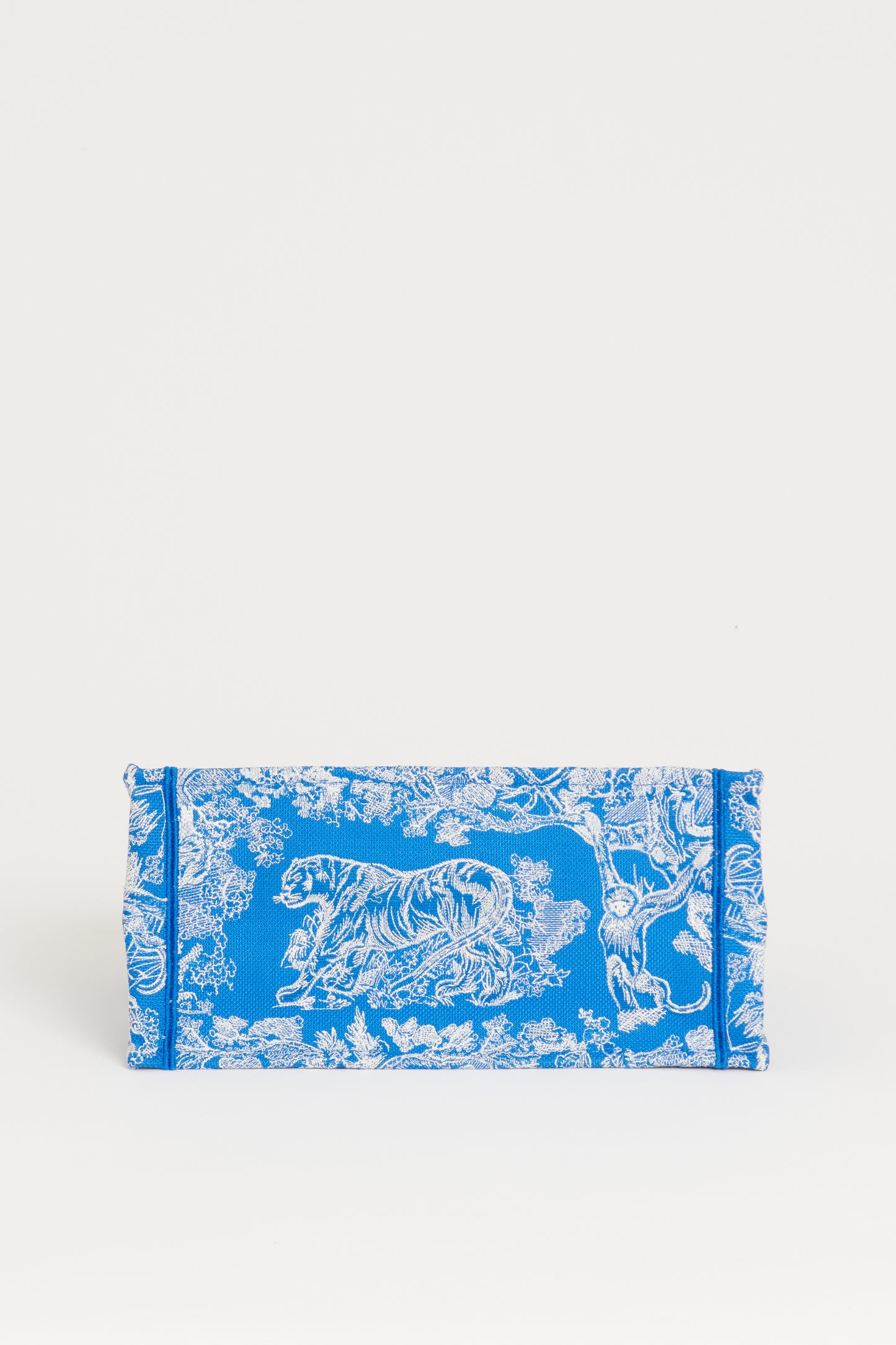 2022 Blue & White Canvas Preowned Book Tote