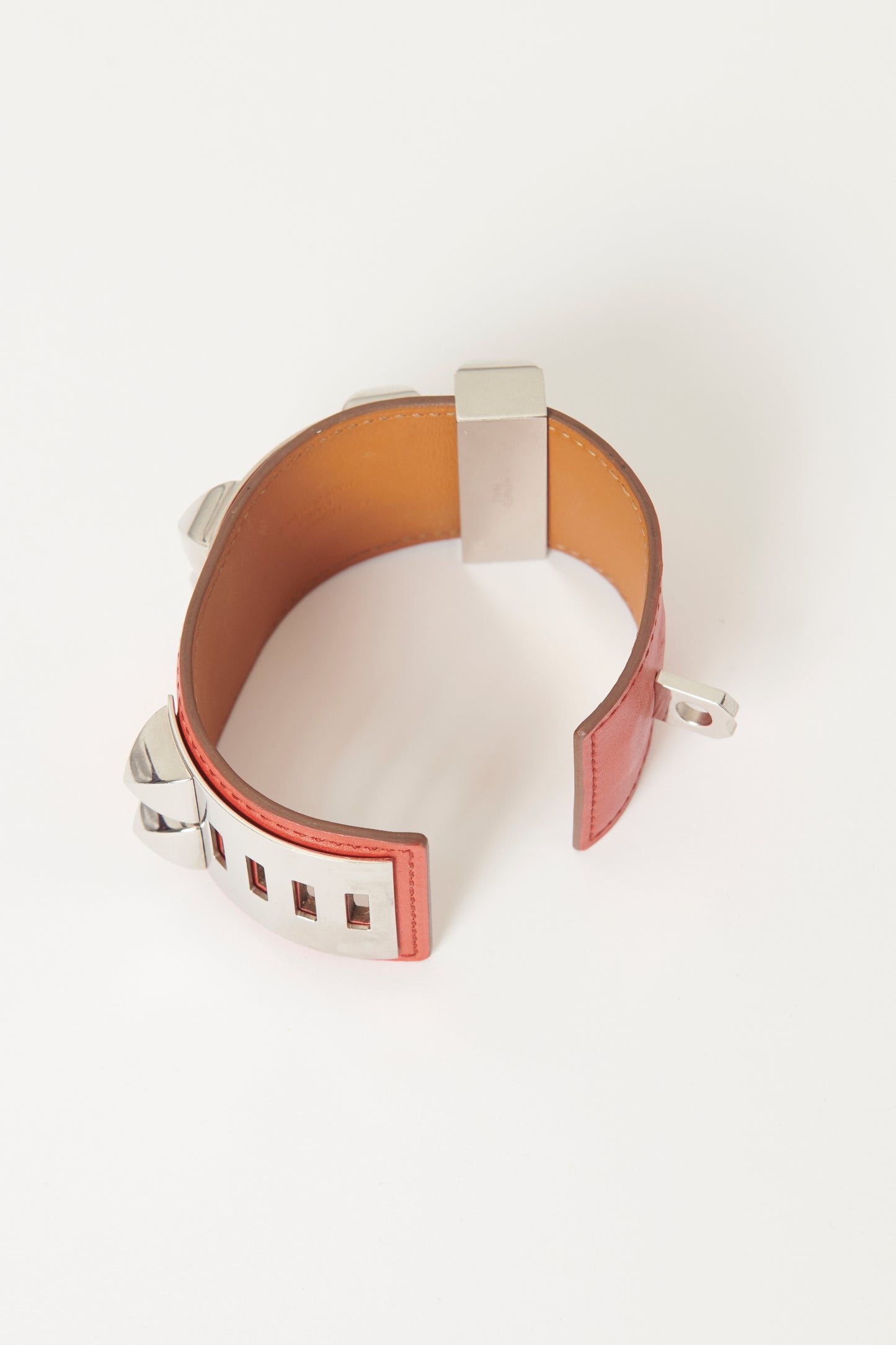 Red Leather CDC Preowned Cuff