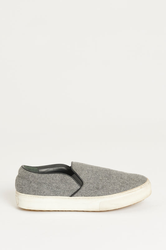 Grey Flannel Slip On Preowned Trainers