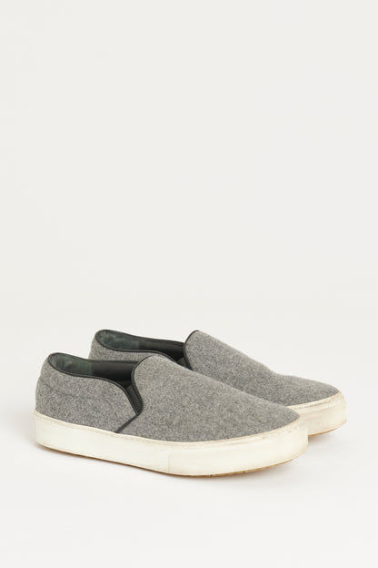 Grey Flannel Slip On Preowned Trainers