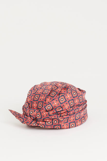2017 Raspberry Printed Preloved Hat