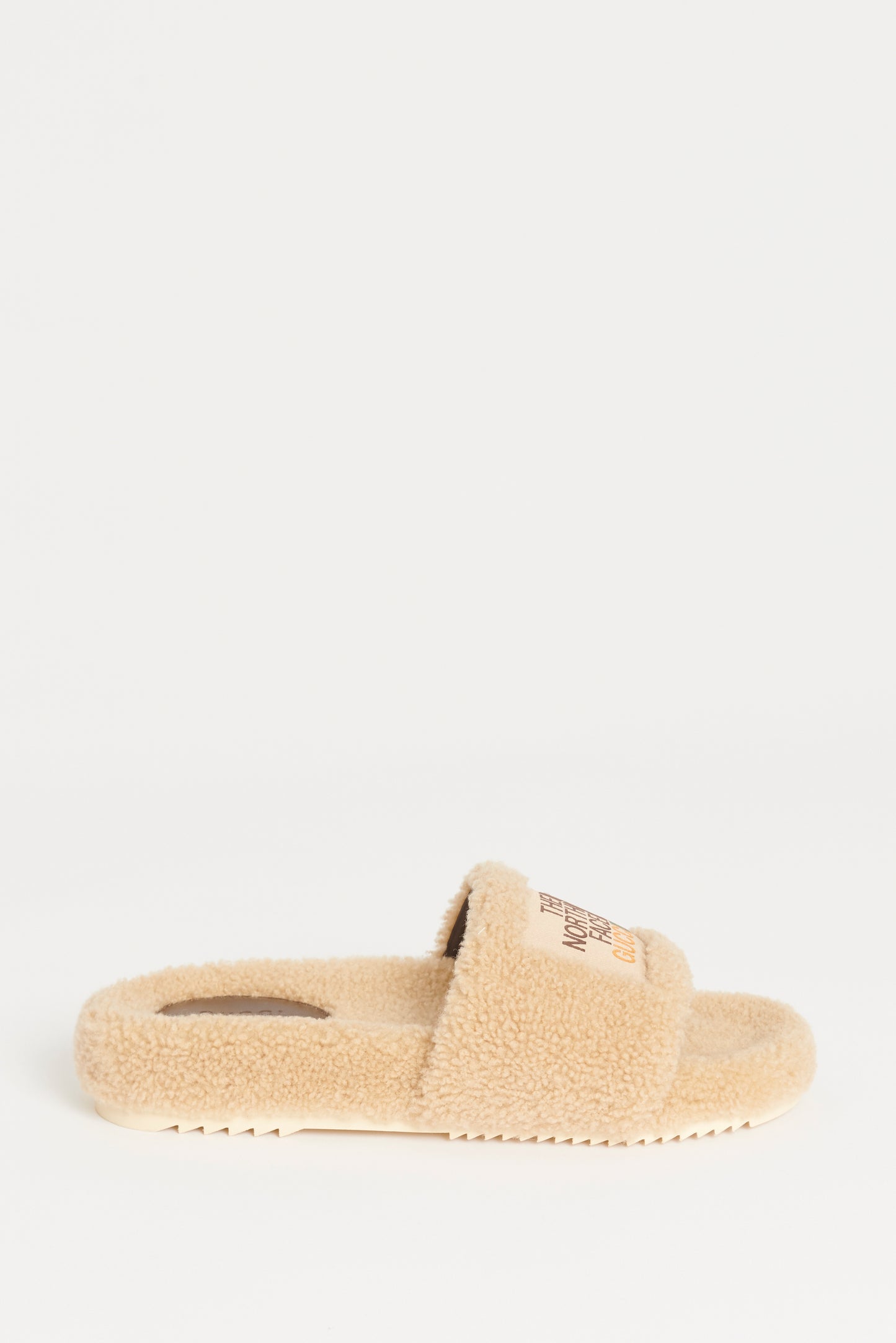 Butterscotch Shearling Preowned Slides