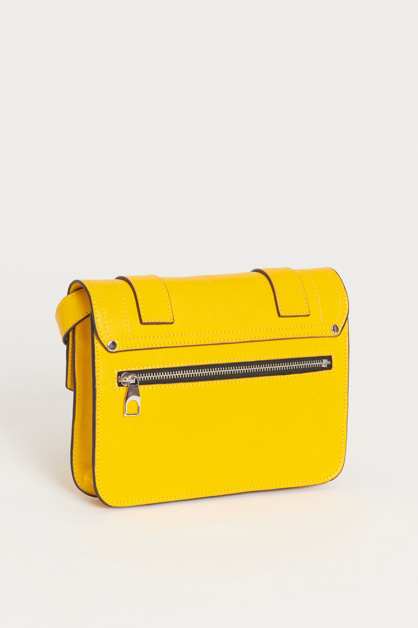 Yellow Leather Preowned Mini PS1 Crossbody Bag
