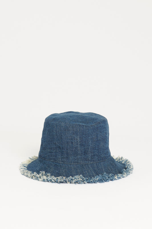 2019 Blue Cotton Preowned Bucket Hat