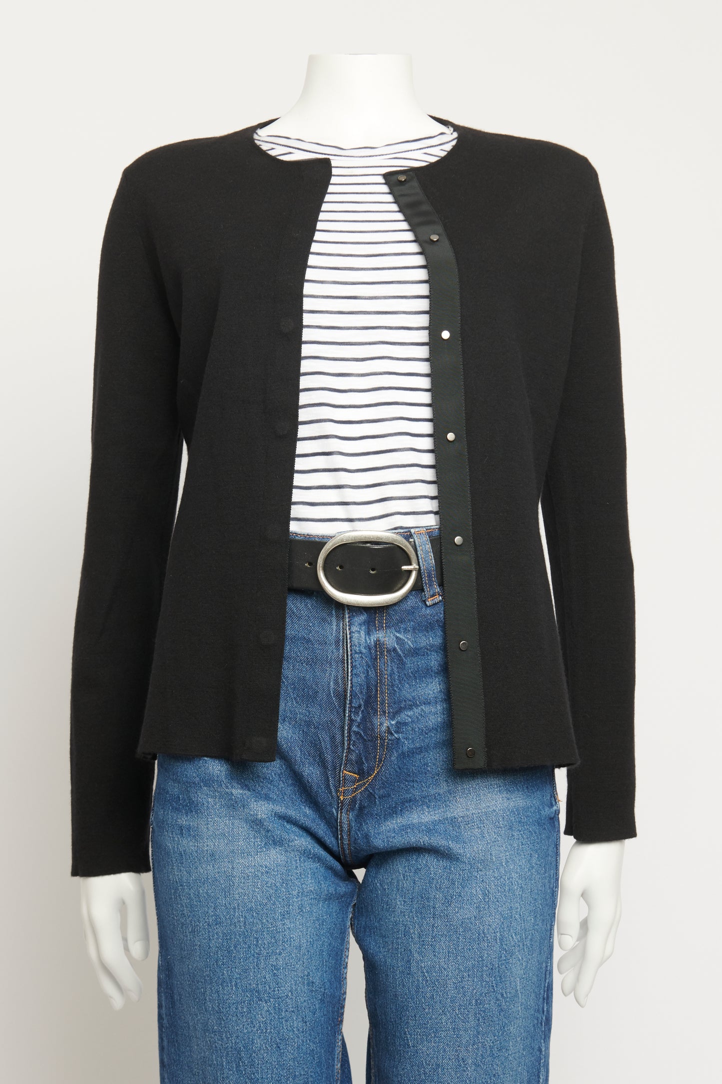 Black Cashmere Preowned Cardigan