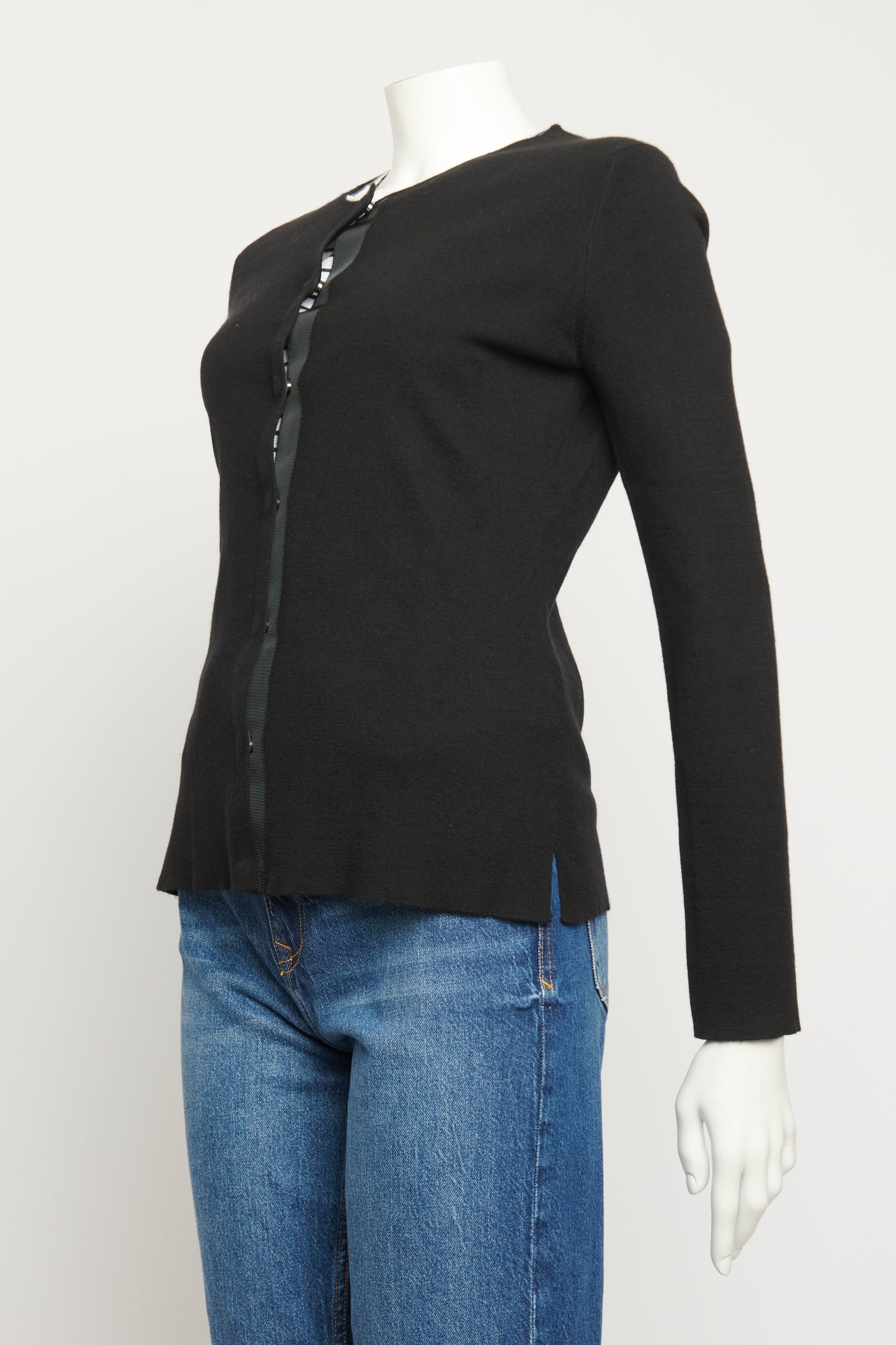 Black Cashmere Preowned Cardigan