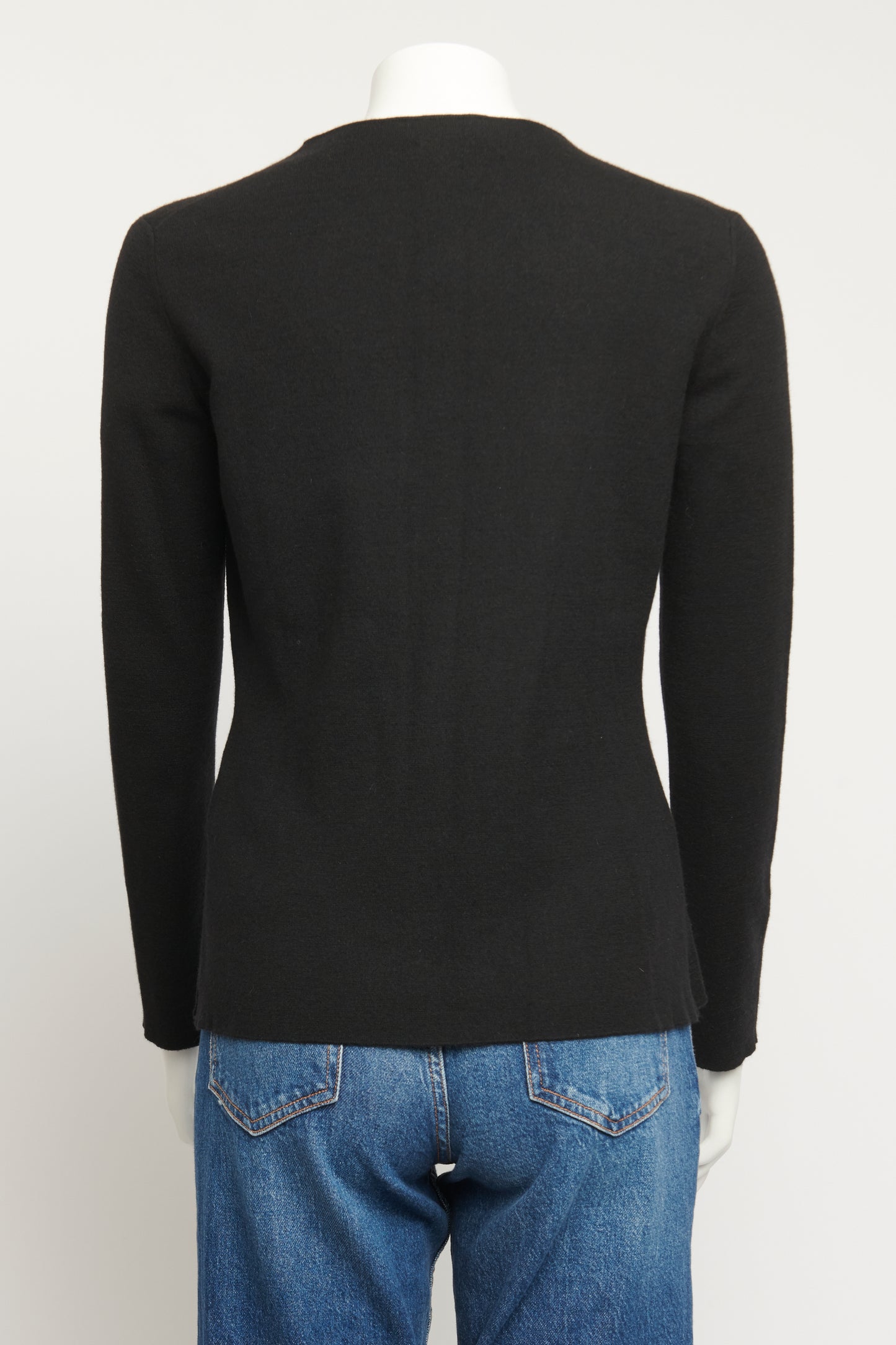 Black Cashmere Preowned Cardigan