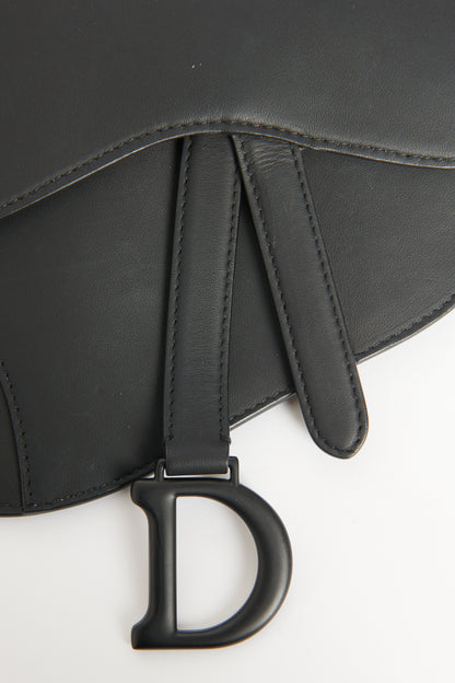 2019 Ultra Matte Black Preowned Saddle Belt Bag