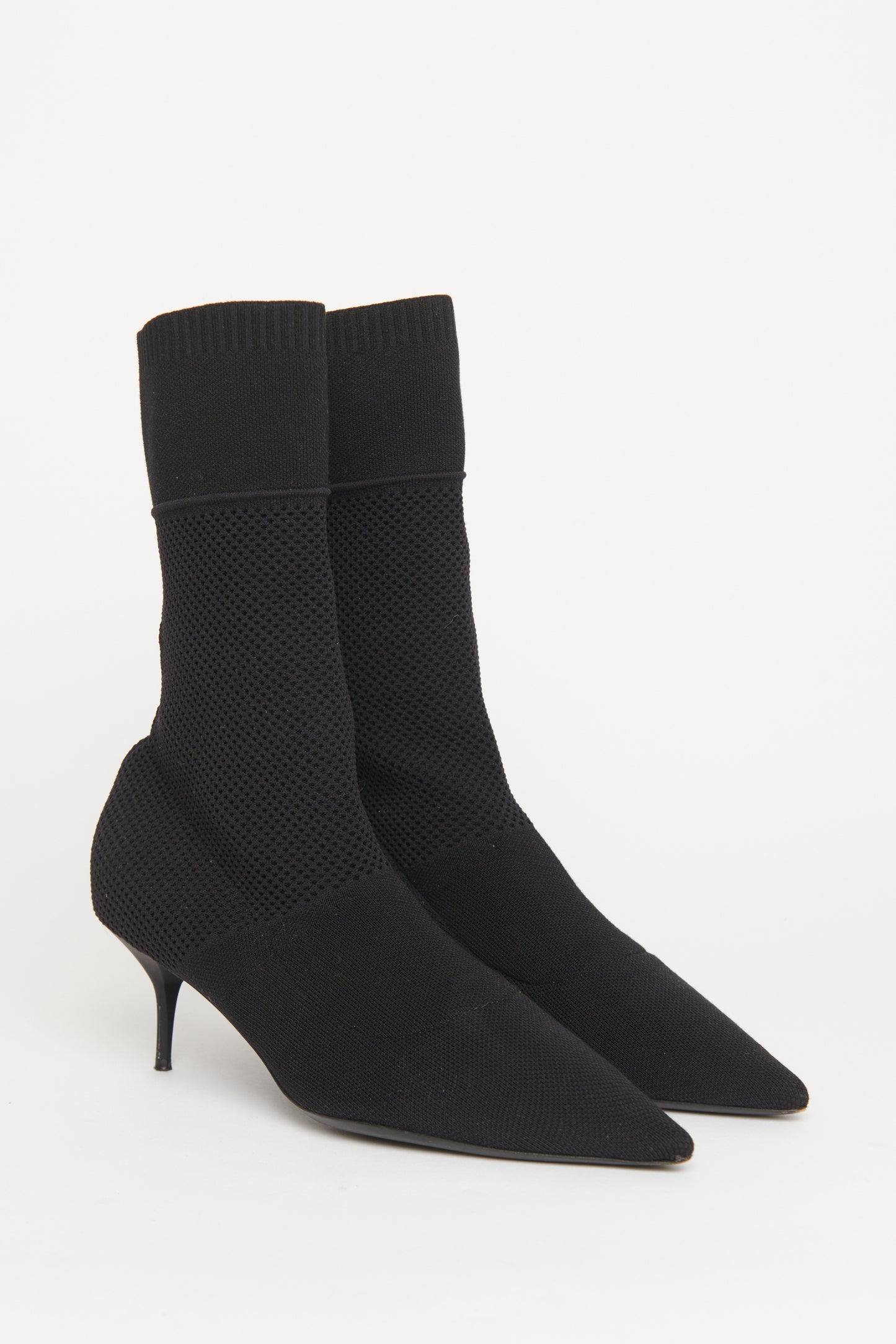 Ebony Slip On Preowned Sock Boots