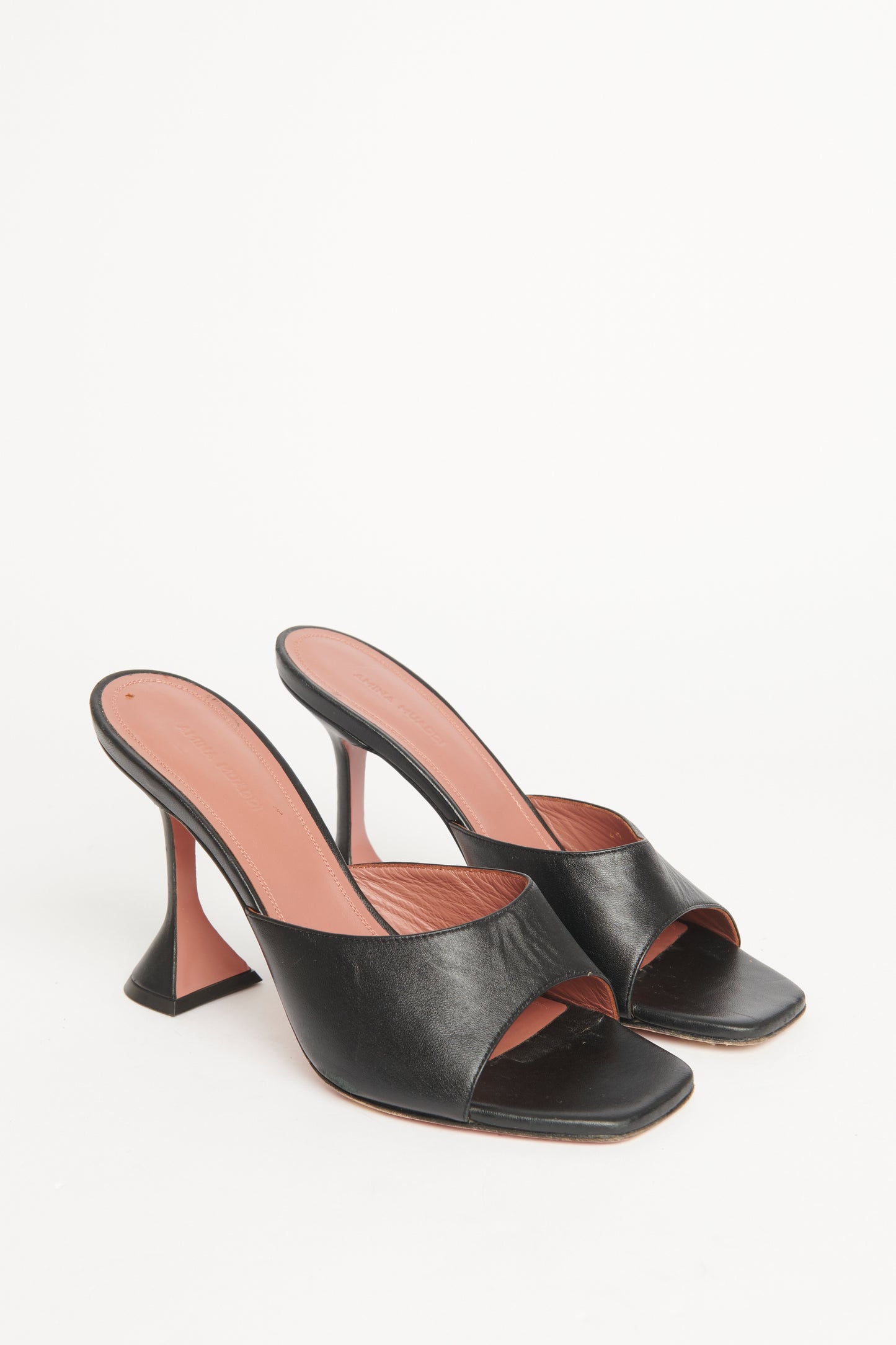 Lupita Slipper Black Nappa Preowned Sandal
