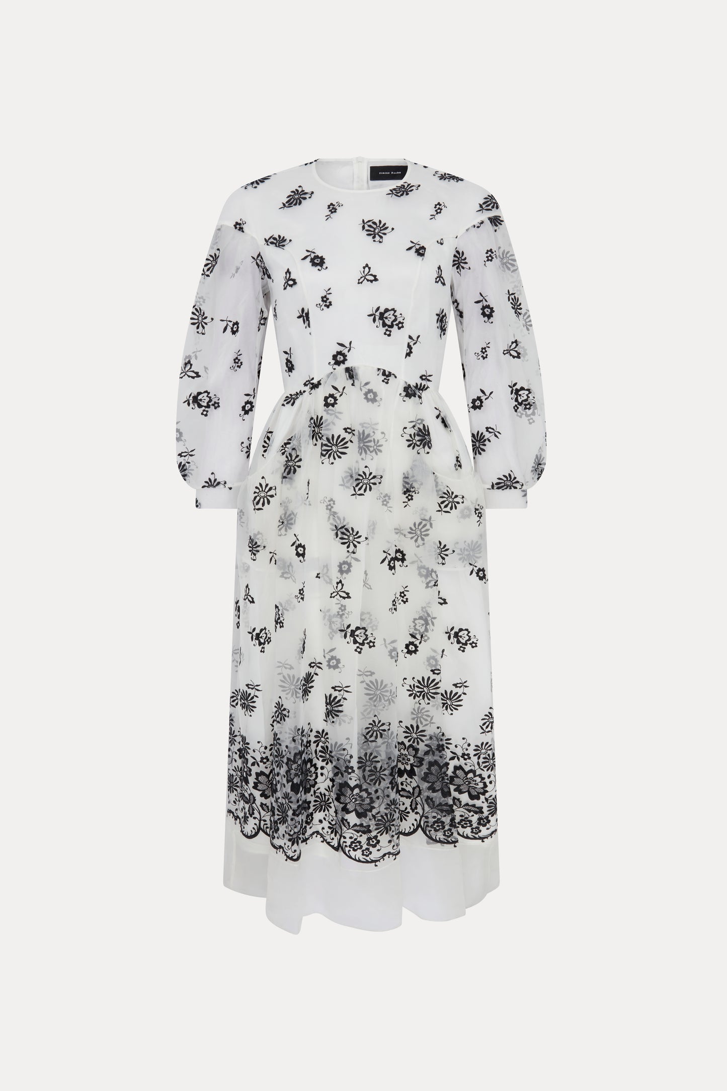 Ivory Drop Pocket Signature Dress