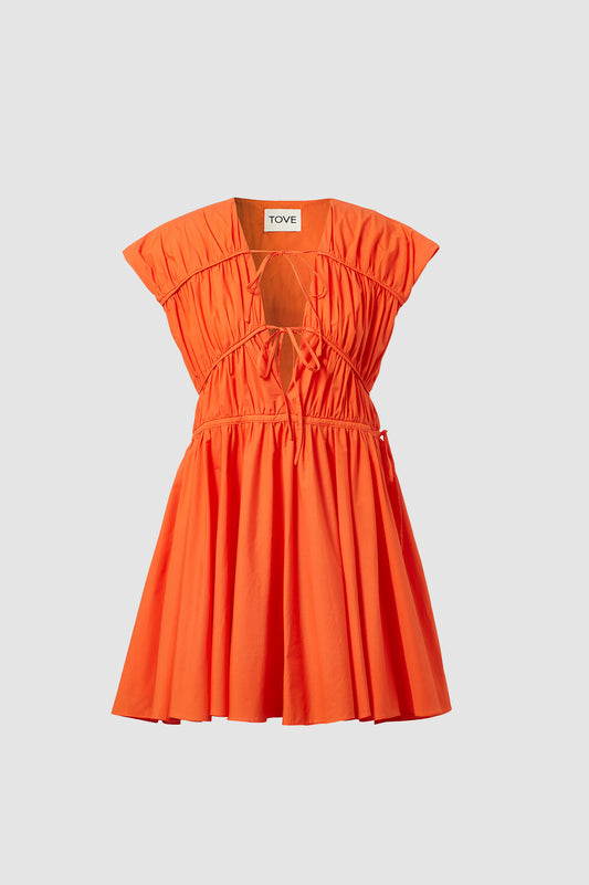 Orange Clara Dress