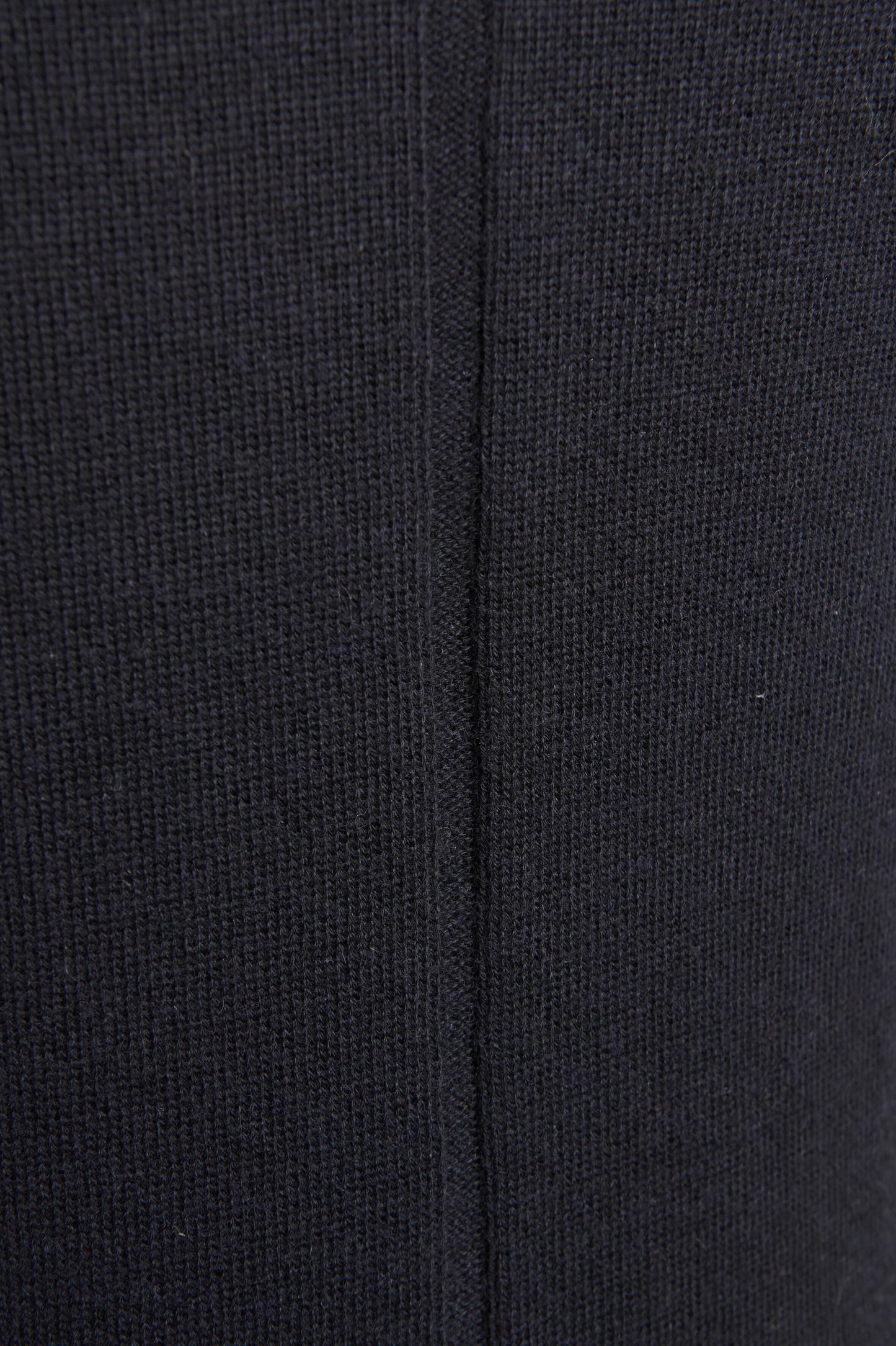Navy Wool Blend Preowned Round Neck Jumper