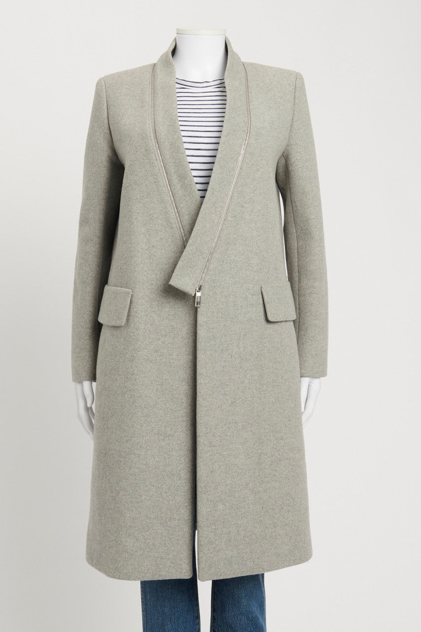 Grey shop crombie coat