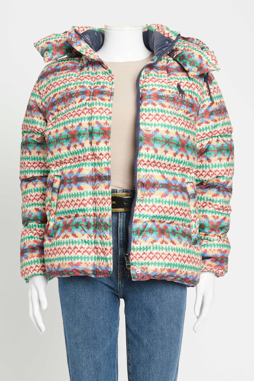 Multi coloured hotsell puffer jacket