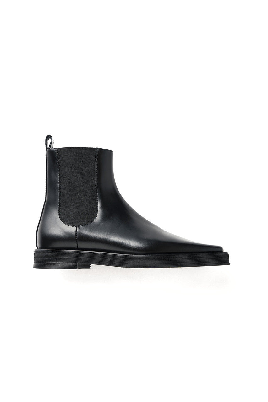 Balenciaga papier chelsea ankle sales boots black