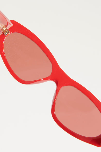 2020 Red Acetate Preowned Cat Eye