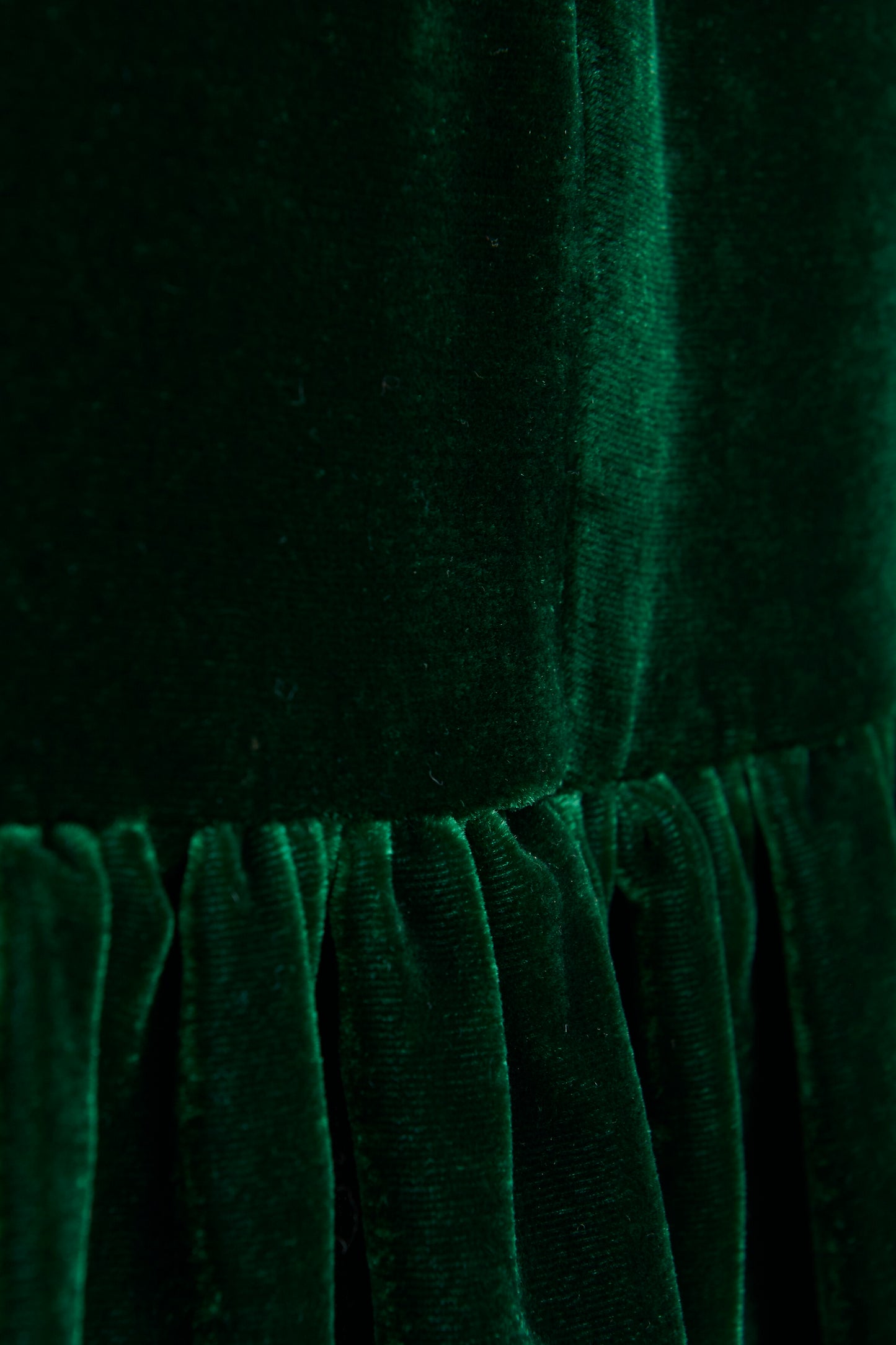 Green Velvet Falconetti Mini Dress