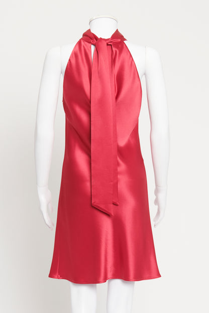 Fuchsia Sienna Preowned Mini Slip Dress