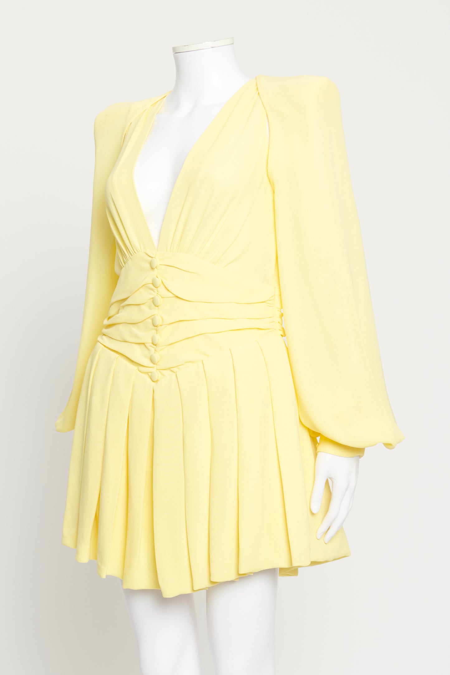 Citrus Yellow Preowned Mini Dress
