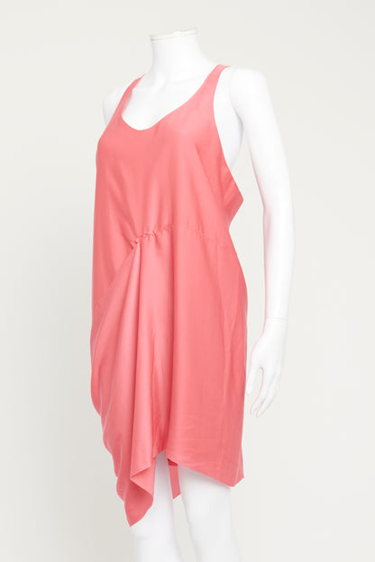 Pink Sleeveless Preowned Mini Dress