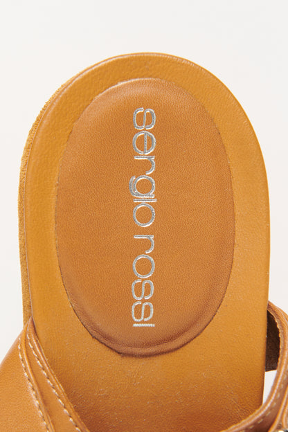 Light brown Preowned Wedge Sandals
