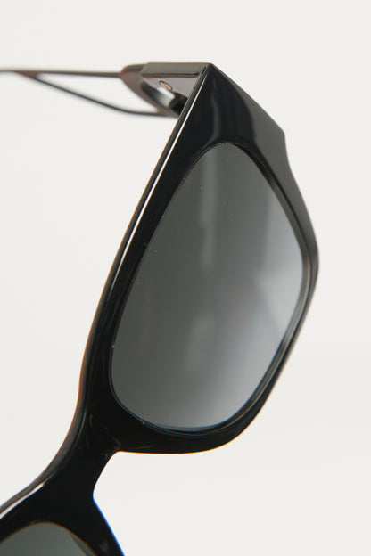 Black Montaigne 30 Oversized Square Sunglasses