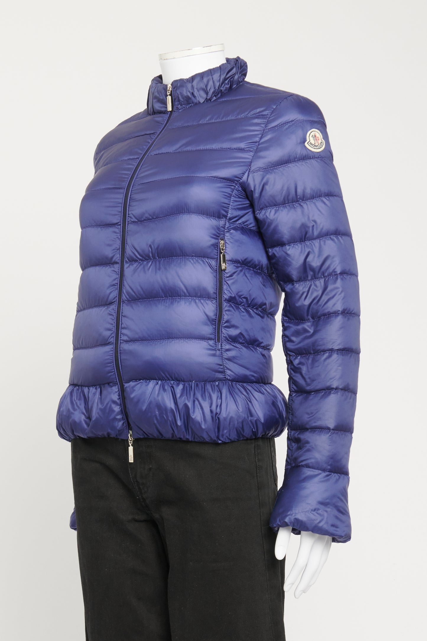 Purple/Blu Preowned Jarre Puffer Jacket