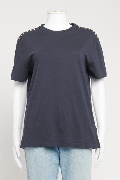 Blue Preowned Rockstud T-Shirt