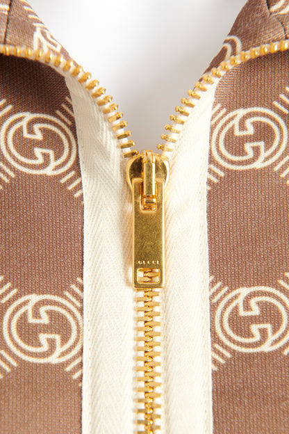 Brown Jersey Preowned GG Monogram Tracksuit