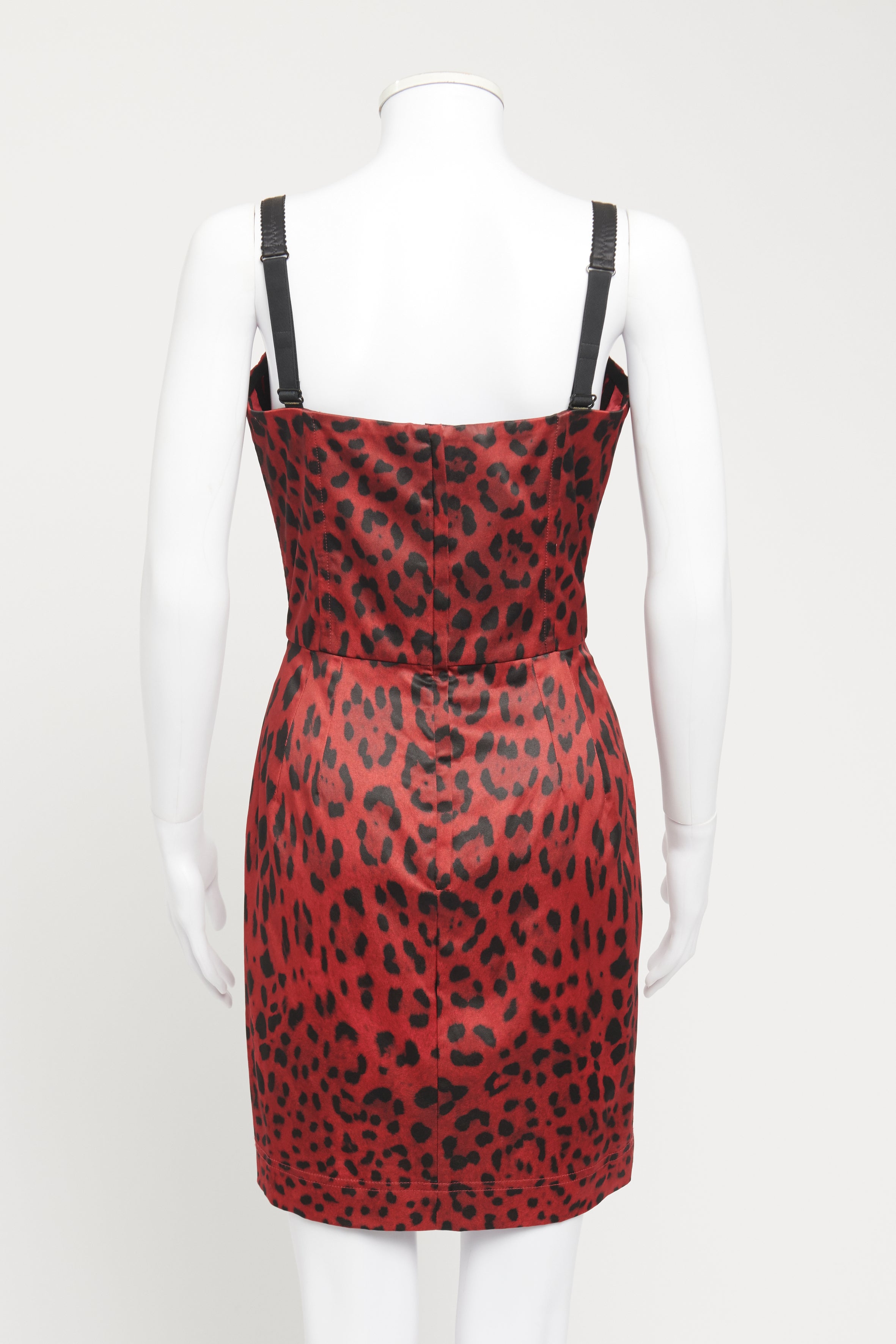 Leopard bustier outlet dress